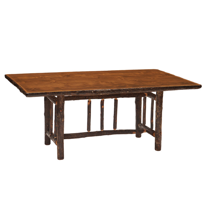 Table de salle à manger Fireside Lodge Hickory, Espresso avec standard, H 30 po x L 60 po x l 42 po, Standard