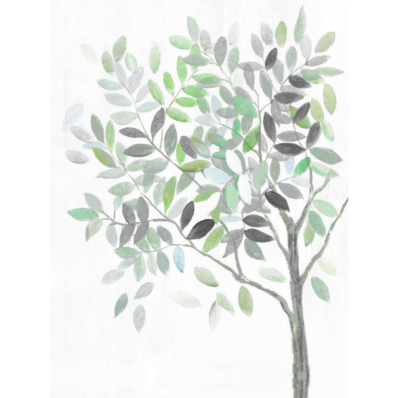Arbre fantaisiste - impression sur toile tendue, H 16 po x l 12 po