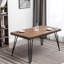 Ensemble de salle à manger 6 pièces Ashford, table de salle à manger en épingle à cheveux avec 4 chaises et banc, 4 options de couleur-2012937062