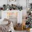 16 boules de Noël en velours - 3,15 po ornements rétro floqués en vert, rouge et brun pour arbre de Noël et décoration de maison de vacances