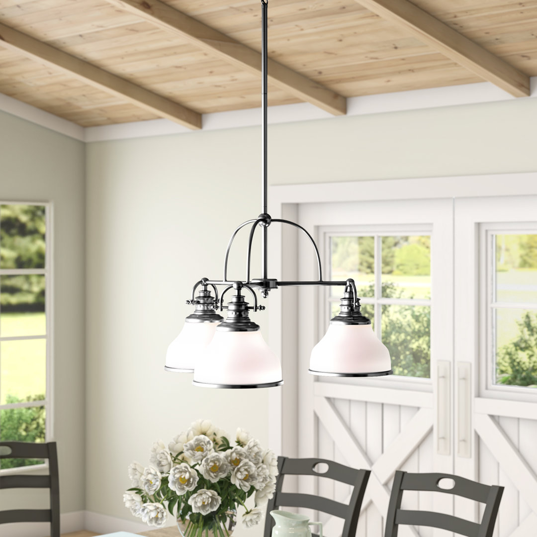 Ahlai 3 - Light Dimmable Classic / Traditional Chandelier Breakwater Bay Shade 
