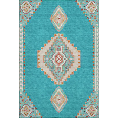 Premium Machine Washable Guada AMF1014 Oriental Rug