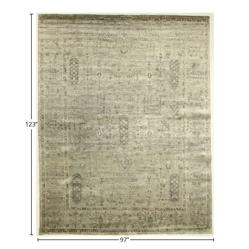 Hand Knotted Abstract Rug