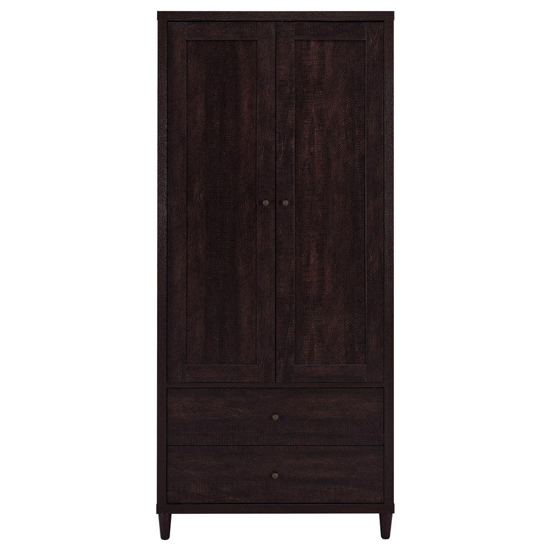 Armoire d'appoint haute 2 tiroirs avec 2 portes
