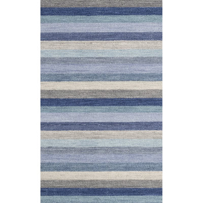 Jazzy Handmade Wool Blue/Indigo Rug