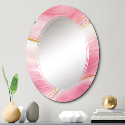 Miroir mural abstrait en marbre Panayota