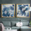 Blue Velveteen - ensemble de 2 reproductions d'art sur toile-1649644718-1649644719-1649644712