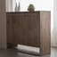 Armoire de rangement pour chaussures en noyer