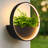 outdoor wall light Plants pot