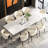 Homeira  62.9" to 94.4" Extendable Dining Tables for 6 to 10 -   Rectangle  Sintered stone Dining Table-1425236615
