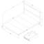 Ensemble de lit double / grand et tête de lit Step One - chêne gris-74740849