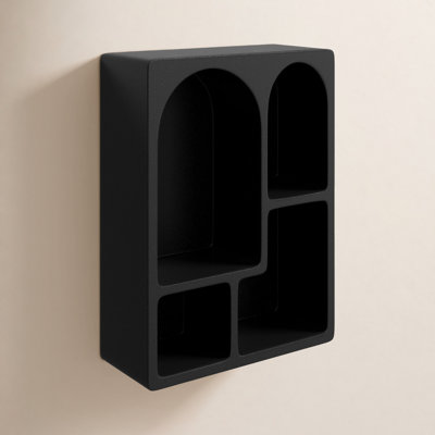 24" Geometric Floating Shelf