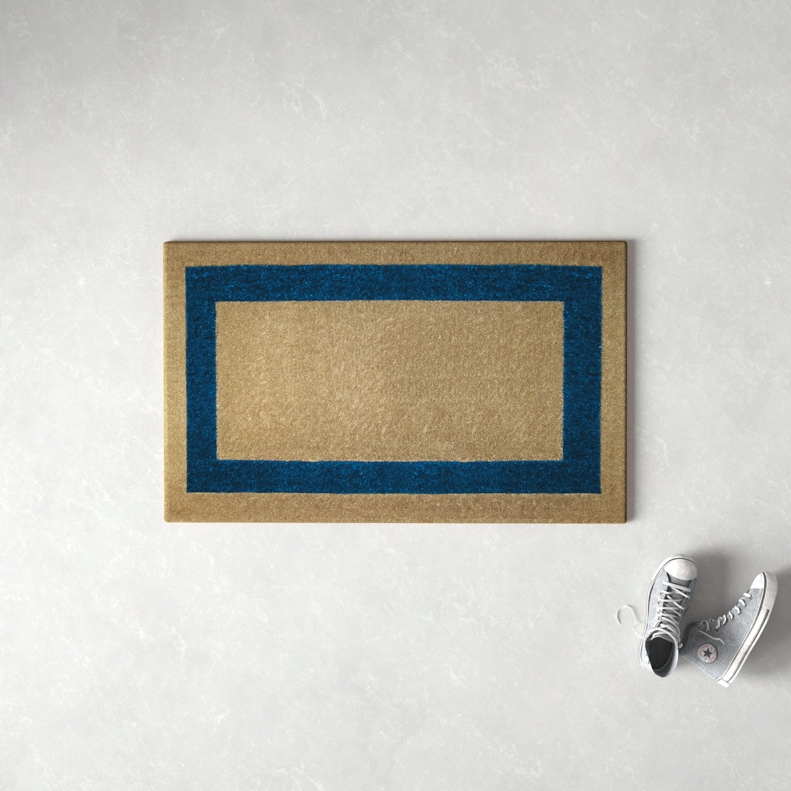 Jewell Outdoor Doormat, 1'10" x 3', Brown