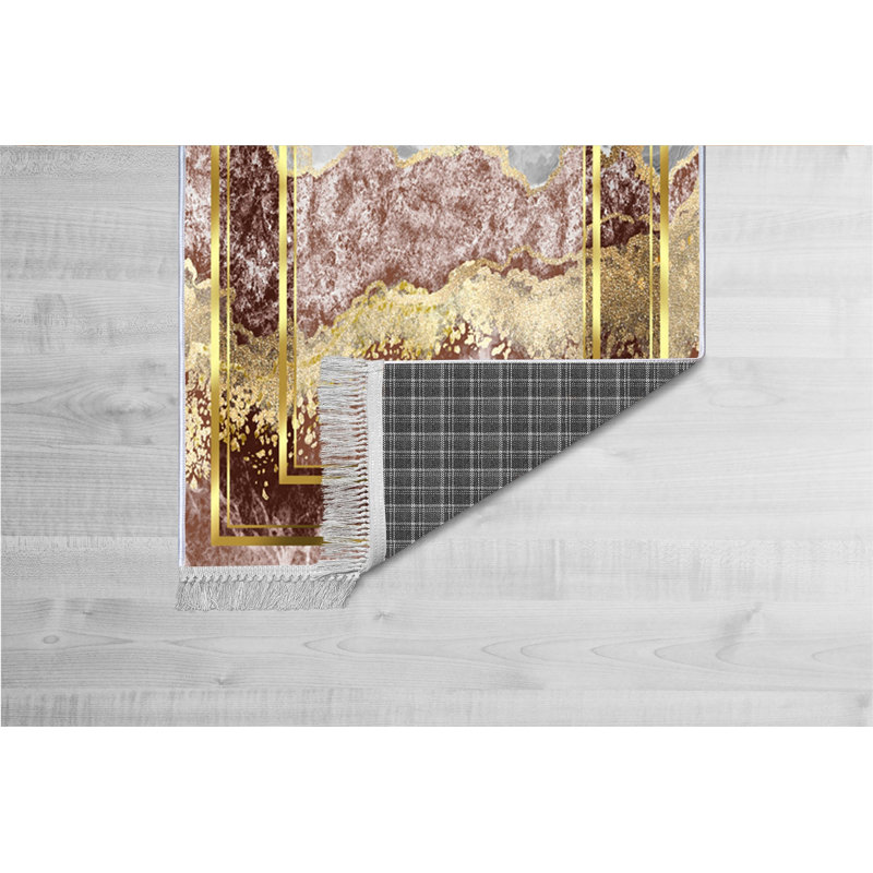 Luxurious Hall Carpet, 100% Velvet Fabric, 39.4 x 59.1 inches | Non-Slip Cotton Sole, 0.4 in Pile Height | Antibacterial, Machine Washable | 3D Digital Printing, Elegant Design for Home Décor & Comfort
