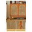 Armoire garde-manger moderne et simple en rotin tissé multifonctionnel de grande capacité