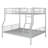 Full XL Over Queen Metal Bunk Bed-1827080749