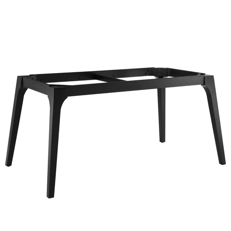 Juxtapose 63" Rectangular Performance Artificial Marble Dining Table by Modway, White