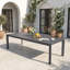 Table de salle à manger rectangulaire extensible en aluminium pour l'extérieur-2035410713