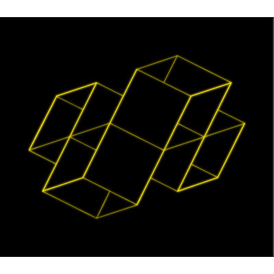 Box Geometric " Box Geometric Yellow - Black;Box Geometric Yellow - Black "