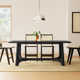 Burk 76" Trestle Dining Table