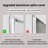 65X21in Full Body Mirror With Lights Full Length Mirror Wall Hanging Type Suitable For Bedrooms, Dimming And 3 Color Lighting