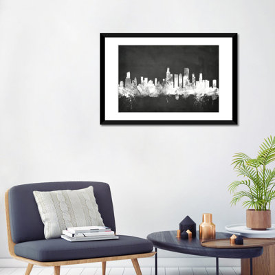 «Chicago, Illinois, USA» par Michael Tompsett, reproduction sur toile