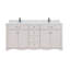 72" Solid Wood Sink Vanity  With 1' Artificial Stone Top-587106564