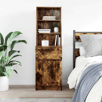 Bedside Cabinet 39X35x125 Cm Engineered Wood