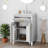 This 24-inch Bathroom Vanity Set With A Porcelain Sink Combines Luxury With Space-saving Features. It Measures 24 Inches Wide By 18 Inches Deep By 34 Inches High And Features Two Soft-close Doors.