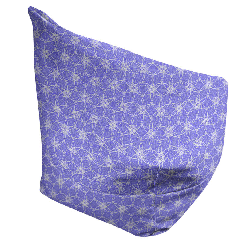 Fauteuil à billes et méridienne standard Leffel, H 86 po x l 27 po x P 43 po, Bleu, Pas de bourre