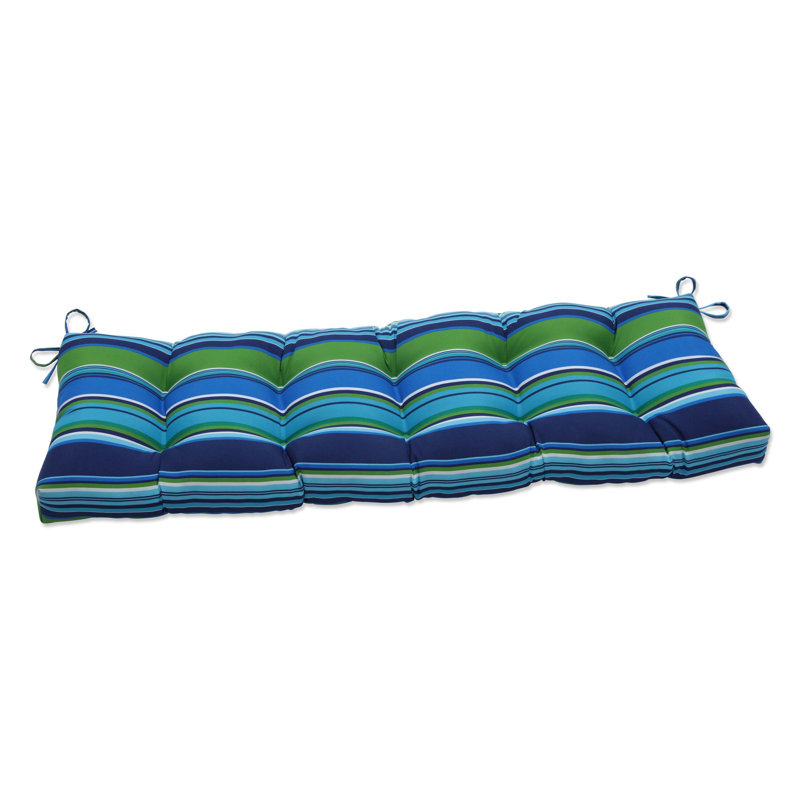 Coussin de siège intérieur / extérieur bleu Sea Island, H 5 po x l 60 po x P 18 po