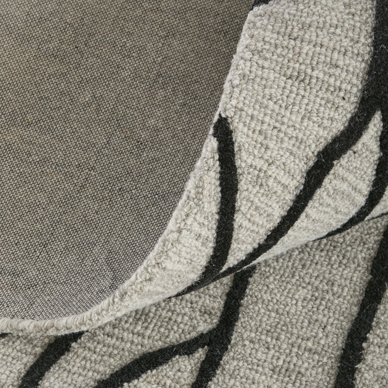 Tapis en laine Kellisha, Tapis de couloir 2 pi 6 po x 8 pi