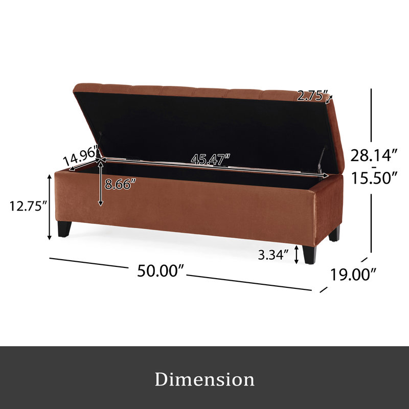 OTTOMAN DE RANGEMENT, Rosé