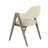 Bloomingdale Cotton Upholstered Oak Solid Wood Armchair