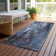 Machine Washable Indoor/Outdoor Cinead ACN1683 Blue Rug