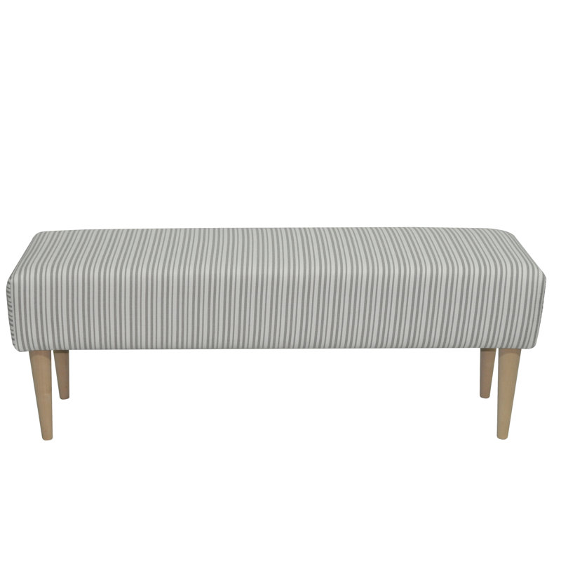 Pastel Polyester Upholstered Bench