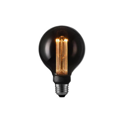 B58CF78C5F0E4364B5F00B4D7ED6C7A8 LED Bulb G30 E26 (Medium) Smoke 3 Watt Equivalence Smoke
