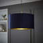 Aguie Drum Lamp Shade ( Slip-On ) in Blue-1799253336