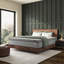 Matelas simple en mousse viscoélastique gélifiée rafraîchissante de 10 pouces, - États-Unis, faible transfert de mouvement, relief, eau, base ajustable, gris blanc, fabrication à ressorts