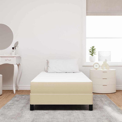 Vidaxl Bed Mattress With Mattress Sage Fabric