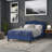 Ciriaca Arched Button Tufted Upholstered Headboard-1636055528-1636055532