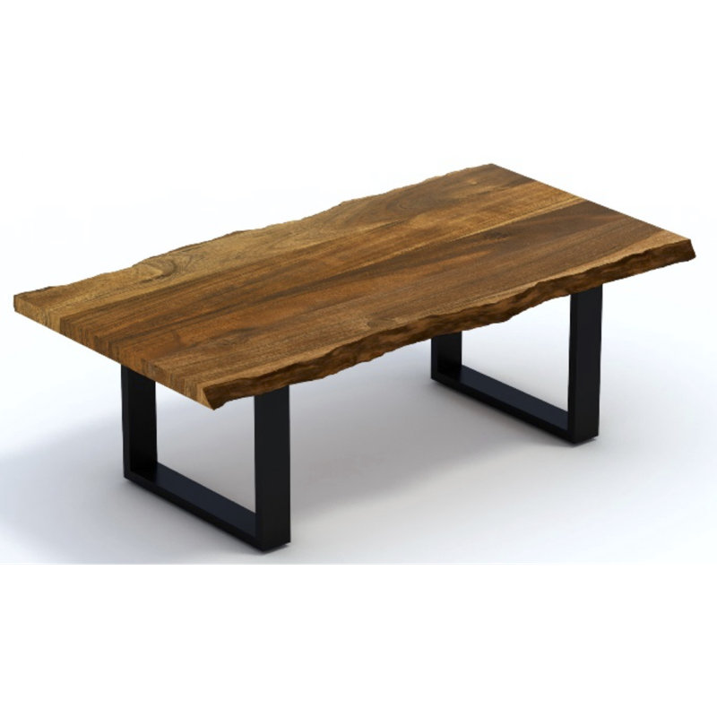 Coudersport Solid Wood Top Coffee Table, 15.8" H x 51.2" W x 27.5" D