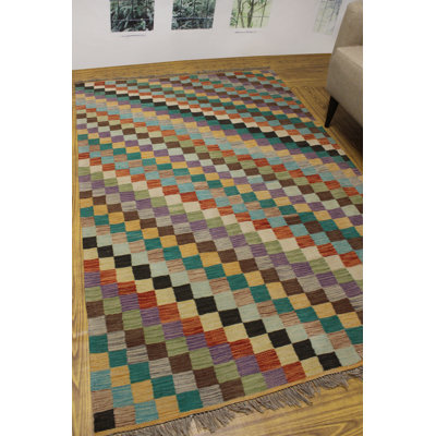 Hults Wool Geometric Indoor Rug