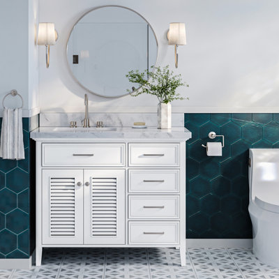 Ensemble de meuble-lavabo simple moderne de 43 po Bodhin
