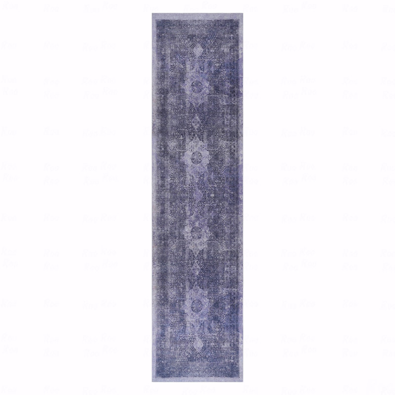 Tapis de couloir 2 pi 6 po x 10 pi, fonction lavable, conception à poils courts, fonction antidérapante, fonction anti-perte de poils, fonction pliable, adaptée aux enfants et aux animaux de compagnie