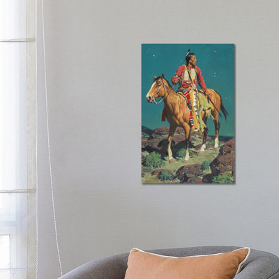 Full Moon Scout by David Mann - Wrapped Canvas Graphic Art 1 Piece Wrapped Canvas Wall Art