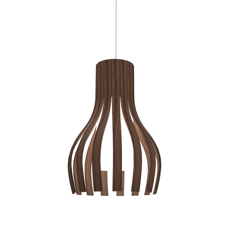 Matte Black LED Single Cone Pendant Light