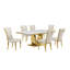 Ensemble de salle à manger rectangulaire H 42 po Horrace-801843697-801843662