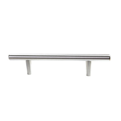 South Main Hardware 25-Pack, Stainless Steel Slim-Style Modern Euro Bar Cabinet Handle Pull, 3.5" Centre to Centre, 3/8" Diameter