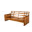 Full 77'' Wide Solid Wood Futon Frame, Mattress not Included